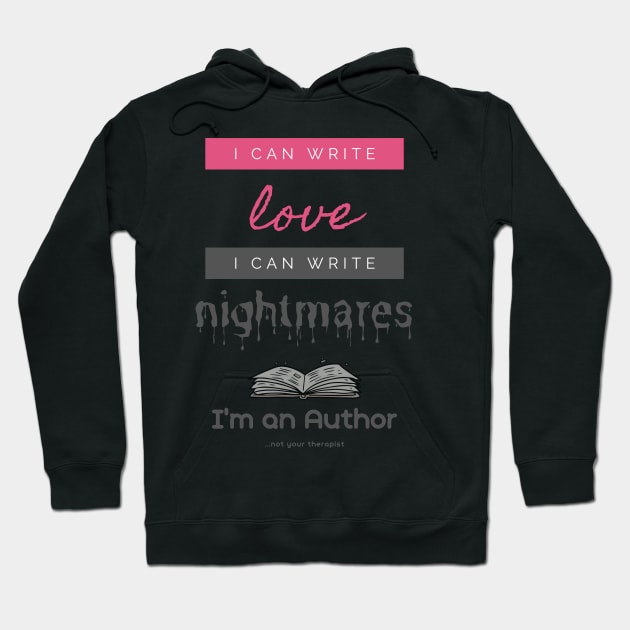 I'm An Author Hoodie by JD McCroskey Bookish Merch